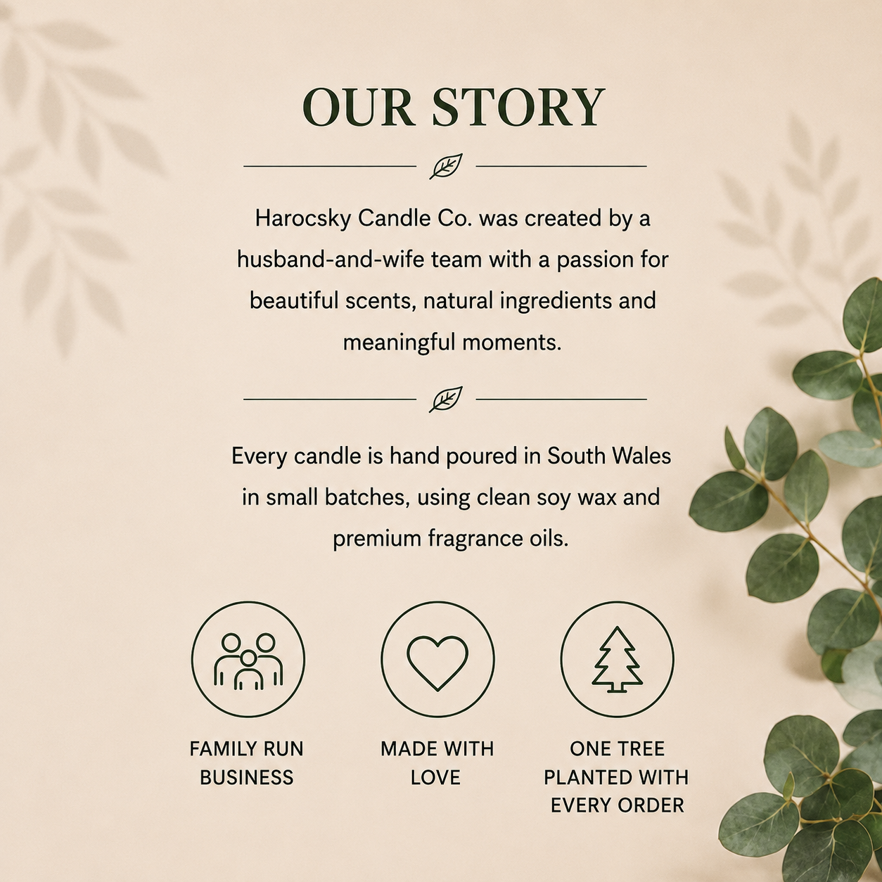Mint Leaf & Eucalyptus Soy Wax Candle